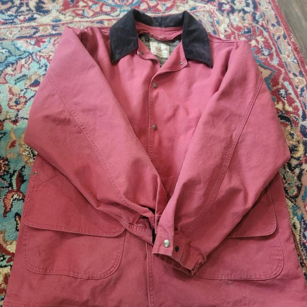 Vintage Woolrich Barn Coat Men's Size XL Red